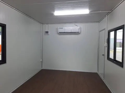 Mobile office with toilet